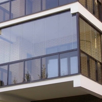 Aluminijski klizno-sklopivi balkonski sustav zastakljivanja
